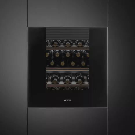 Холодильный шкаф для вина встраиваемый Smeg CVI129B3 Холодильный шкаф для вина встраиваемый Smeg CVI129B3